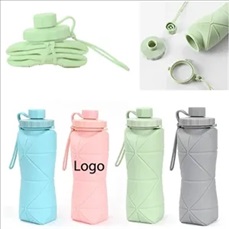 Portable Silicone Travel Water Bottle
