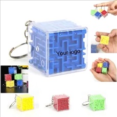 Puzzle Cube Game Keychain