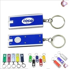 Rectangle LED Light Promotional Key Tag