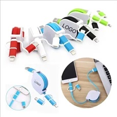 Retractable 3-in-1 Charging Cable
