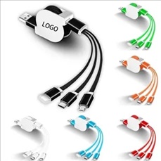 Retractable 3-in-1 Fast Charging Cable