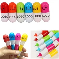 Retractable Pill Ballpoint Pen