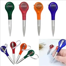 Retractable Tape Measure Ballpoint Pen