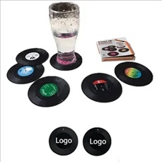Retro CD Record Coasters