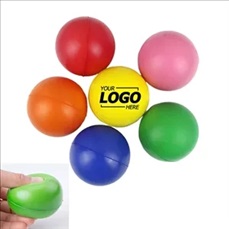 Round Colorful PU Foam Stress Ball