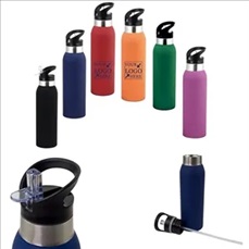 Rubber Painted Mental Drink Bottle