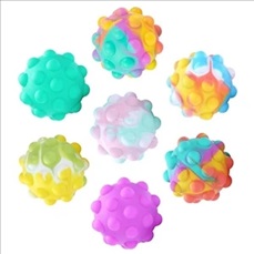 Silicone Push Bobble Fidget Stress Ball