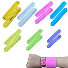 Silicone Reusable Writable Memo Wristband Ruler