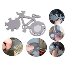 Small Outdoor Survival Tool Gadget Bicycle Shape Pocket Kit