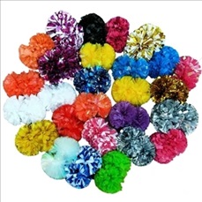 Solid Paddle Handle Poms