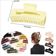 Square Hair Claw Clips