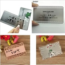 Stainless Steel Metal Business Card