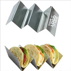 Stainless Steel Taco Holder Stand Rack Tray Style