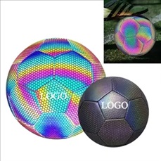 Standard Size 5 Reflective Holographic Luminous Soccer Ball